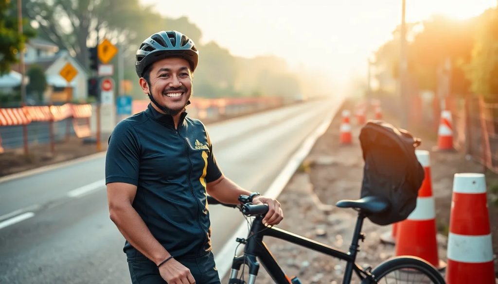 abogado de accidente de bicicleta con lesiones por caida en zona de obras sin avisar