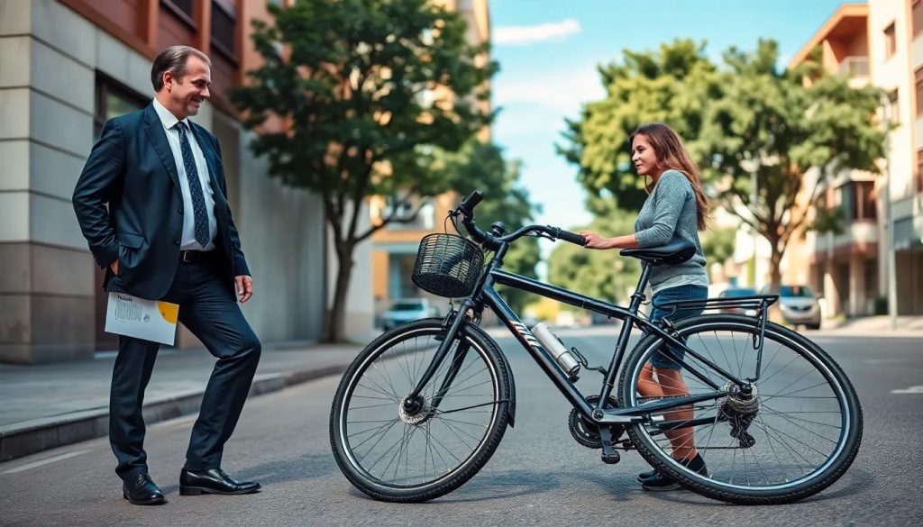 abogado de accidente de bicicleta con victima que tiene seguro insuficiente en ee uu
