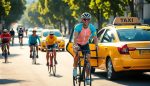 abogado de accidente de bicicleta por puerta de taxi abierta en via ciclista