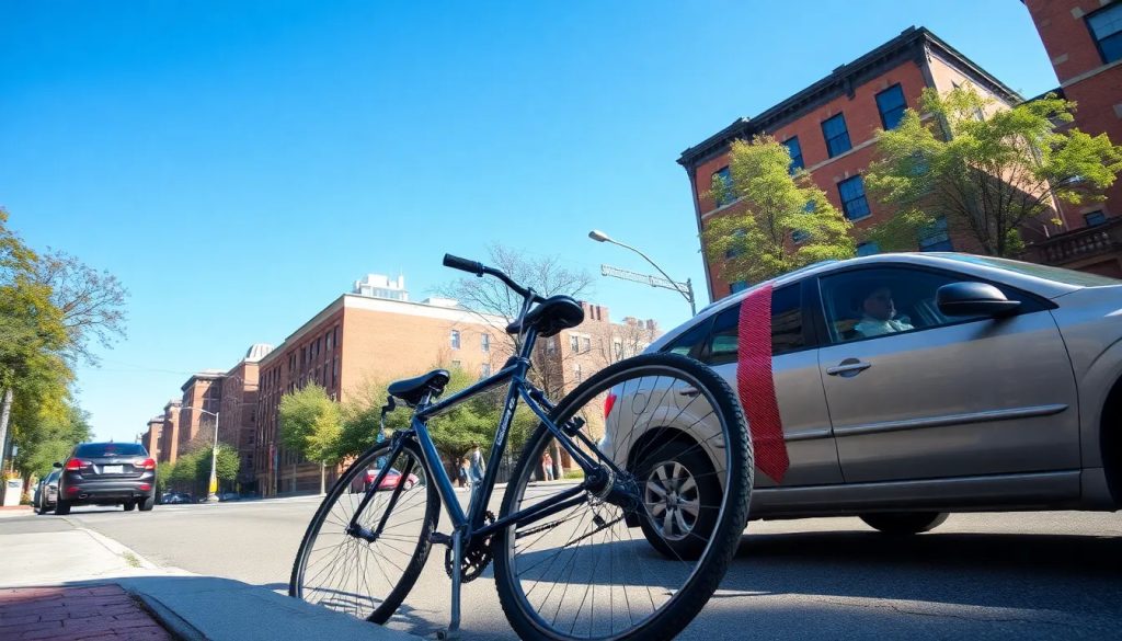 abogado de accidente de bicicleta por vehiculo que invadio el carril en boston ma