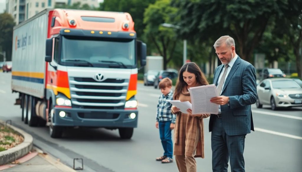 abogado de accidente de tractocamion por mantenimiento negligente del camion de reparto en ee uu