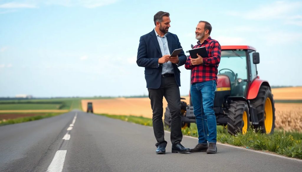 abogado de accidente de tractor agricola por conductor agresivo en via rural