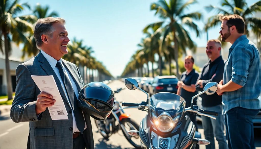 abogado de lesiones de motocicleta por dooring en florida