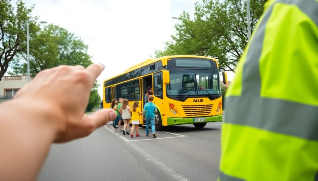 abogado para accidente de autobus escolar por falla del brazo de seguridad
