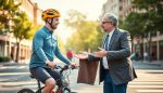 abogado para accidente de bicicleta con conductor agresivo en via publica