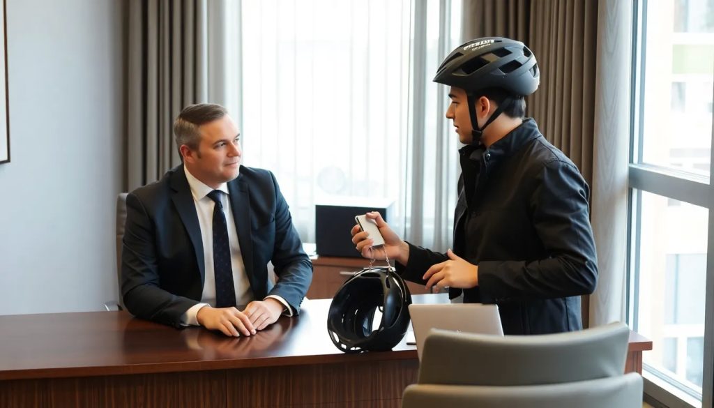 abogado para accidente de bicicleta con lesiones por caida en carril bici mojado