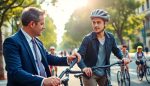 abogado para accidente de bicicleta por acoso de automovil en via publica