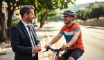 abogado para accidente de motocicleta con ciclista lesionado