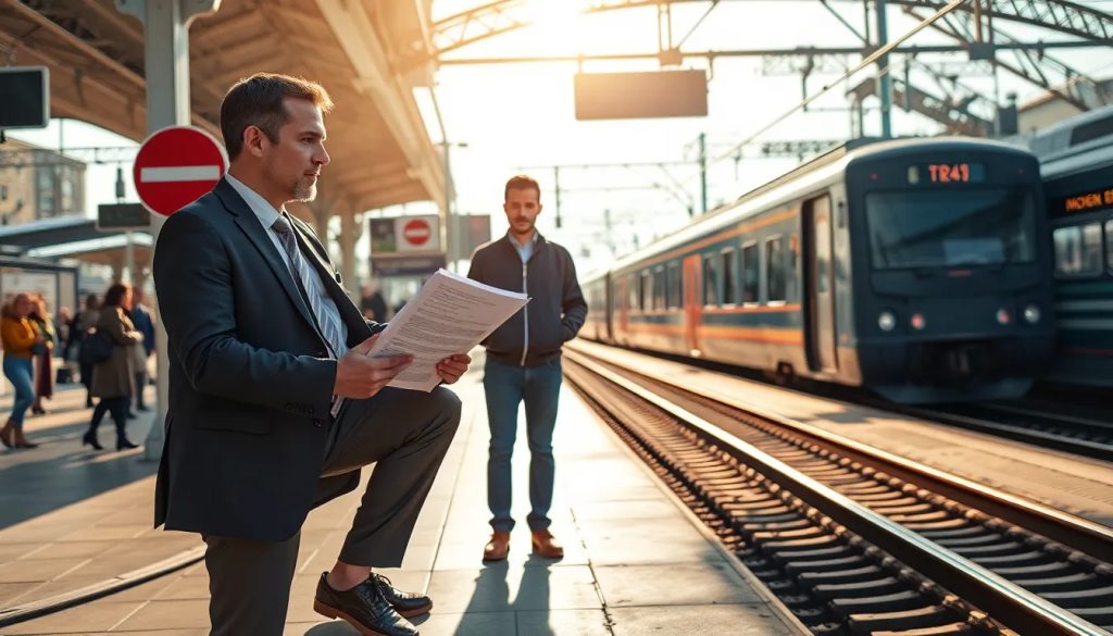 abogado para accidente de tren con conductor que ignoro las senales