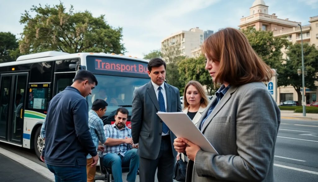 accidente de autobus por falla del motor y lesiones abogado