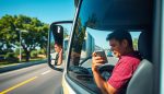 accidente de camion por conduccion distraida con telefono abogado