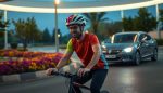 accidente de ciclista por conductor que no respeta el paso en rotonda abogado
