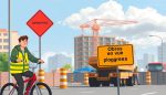 accidente de ciclista por mala senalizacion en zona de obras abogado