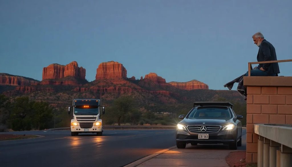 accidente de semirremolque por vehiculo que invade el carril en sedona abogado