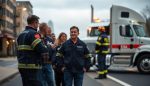 accidente de tractocamion con lesiones internas en el condado de cook il
