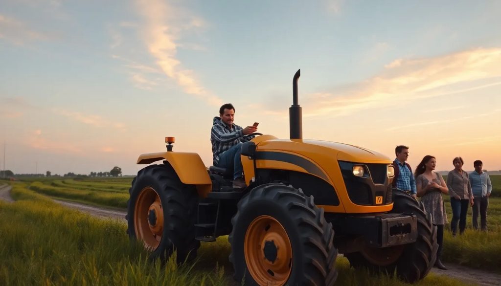 accidente de tractor por conductor que se distrajo con celular abogado