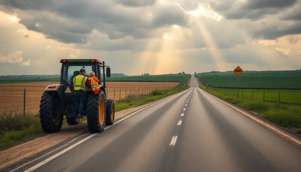 accidente de tractor por mala condicion de la carretera abogado en ee uu