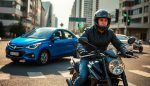 accidentes de motocicleta por giro a la izquierda de coches