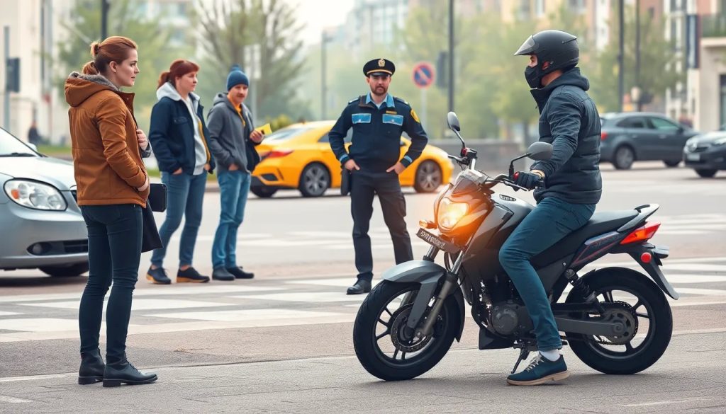 como probar la culpa en un accidente de moto
