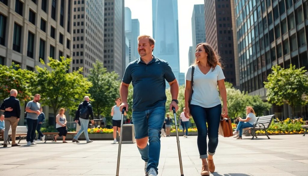 compensacion por accidente de peaton con amputacion en chicago loop il