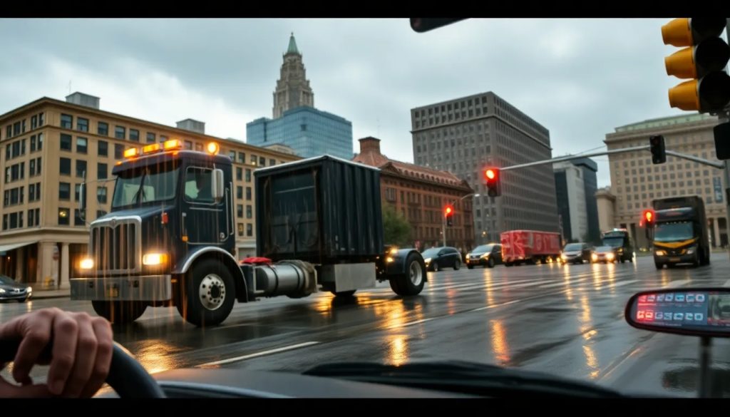 demanda civil por accidente de camion tractor por mal clima en boston ma