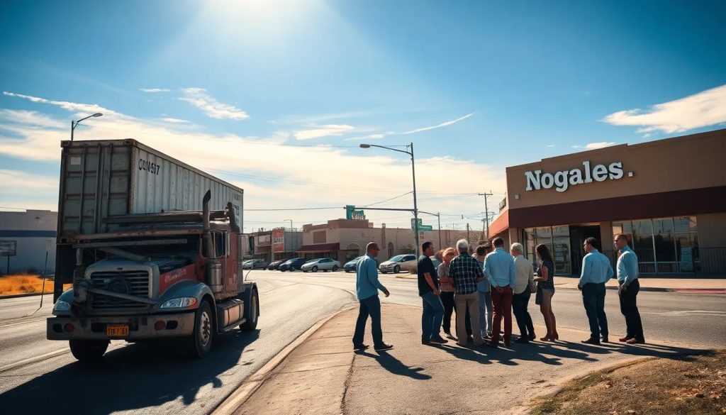 demanda civil por accidente de trailer por negligencia en la carga en nogales az