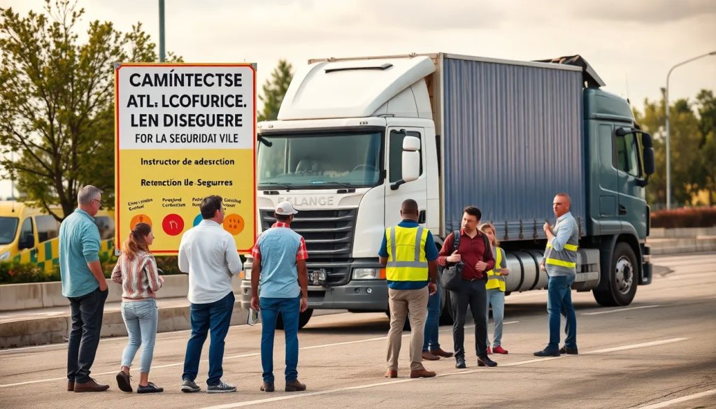 demanda por accidente de camion por negligencia en la formacion del chofer