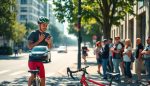 demanda por accidente de ciclista con choque lateral en ee uu