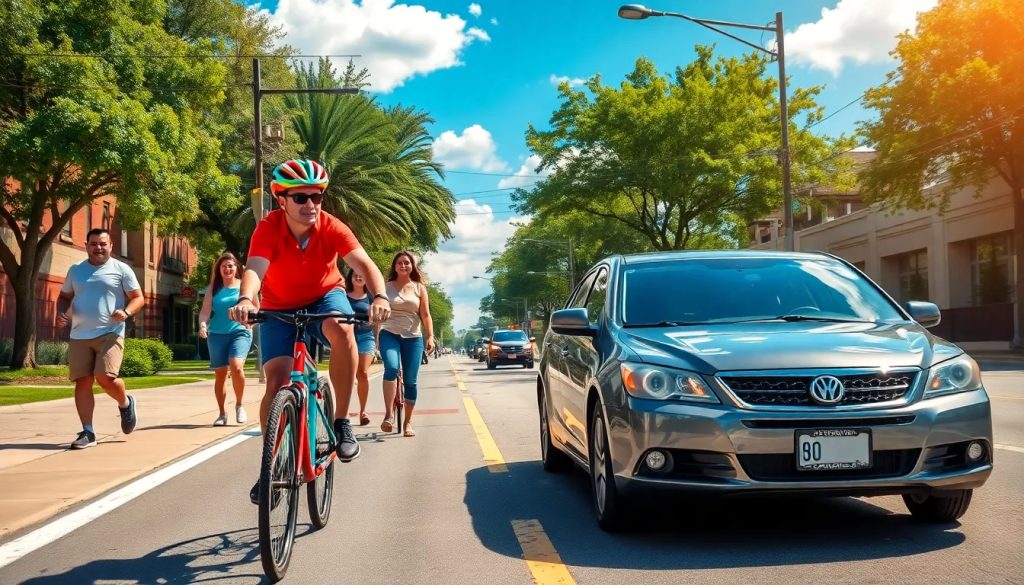 demanda por accidente de ciclista con conductor sin seguro en houston