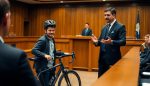 demanda por accidente de ciclista contra conductor con historial de dui