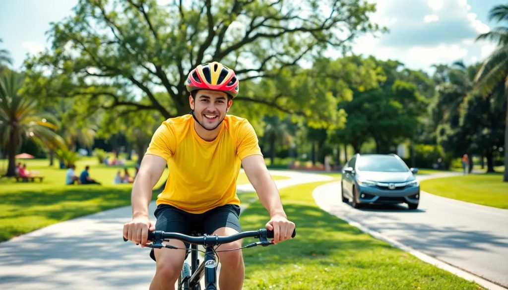demanda por accidente de ciclista contra conductor sin seguro en condado de miami dade fl