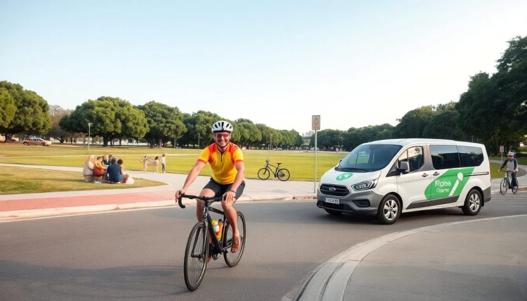 demanda por accidente de ciclista contra empresa de ride share en ee uu