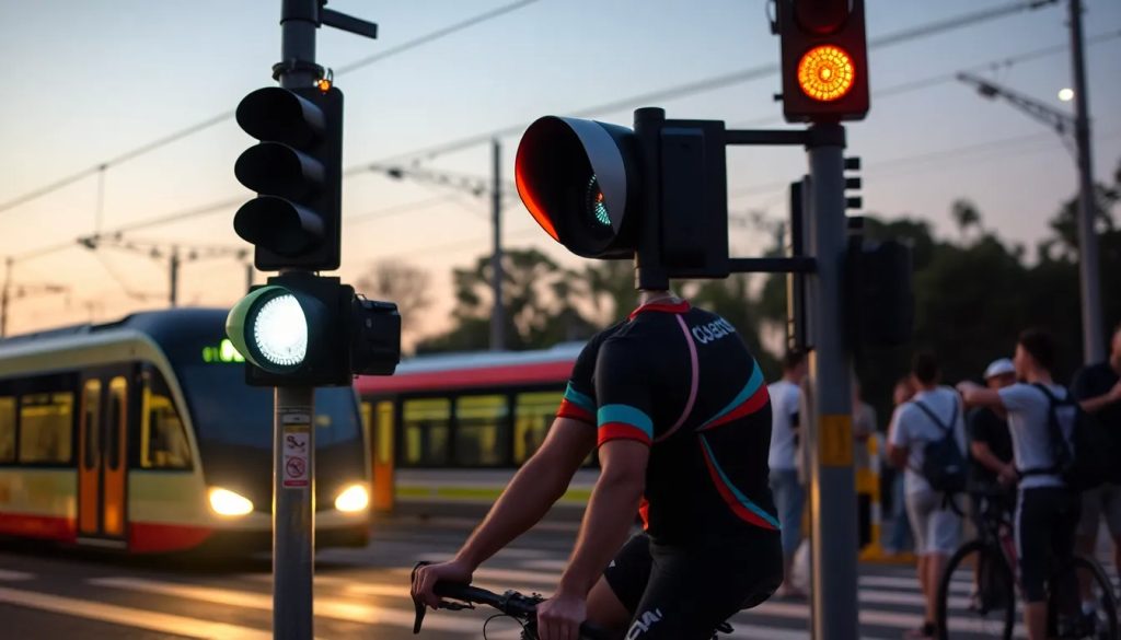 demanda por accidente de ciclista por negligencia en cruce de tren