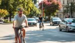 demanda por accidente de ciclista por negligencia en ruta de reparto
