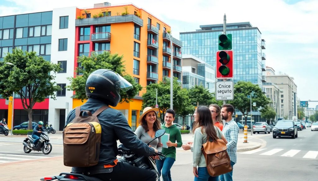 demanda por accidente de moto en cruce de calles