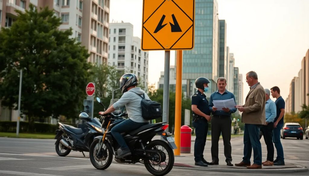 demanda por accidente de motocicleta por negligencia municipal