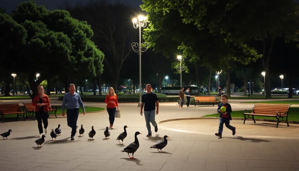 demanda por accidente de peaton por falla de iluminacion en parque