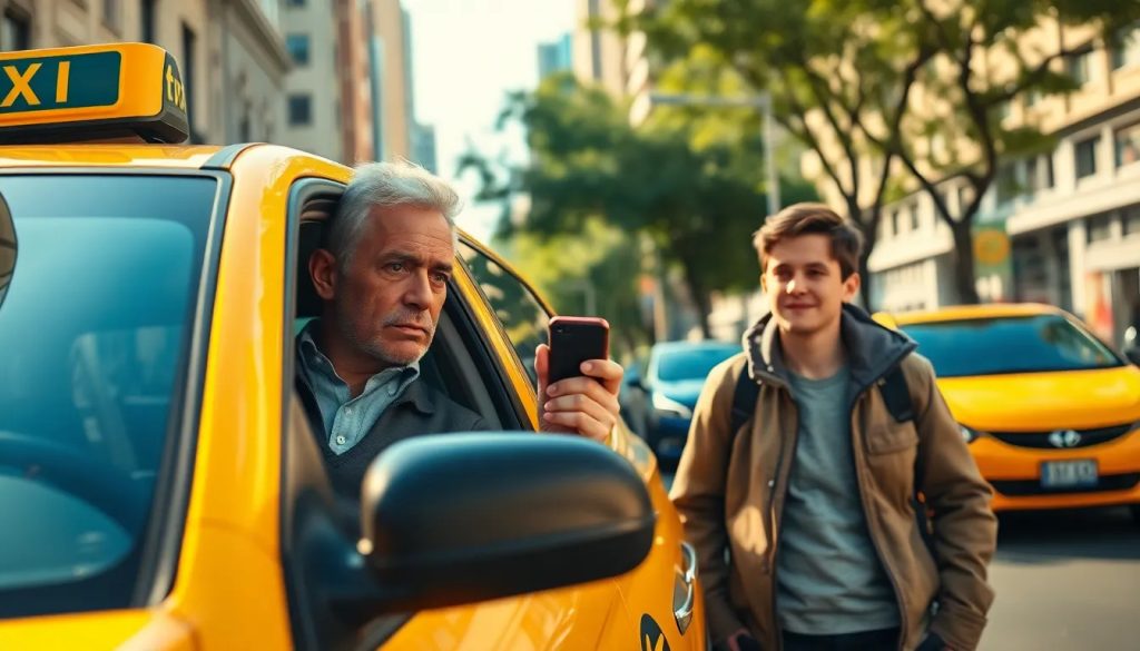 demanda por accidente de taxi con conductor que se distrajo con radio