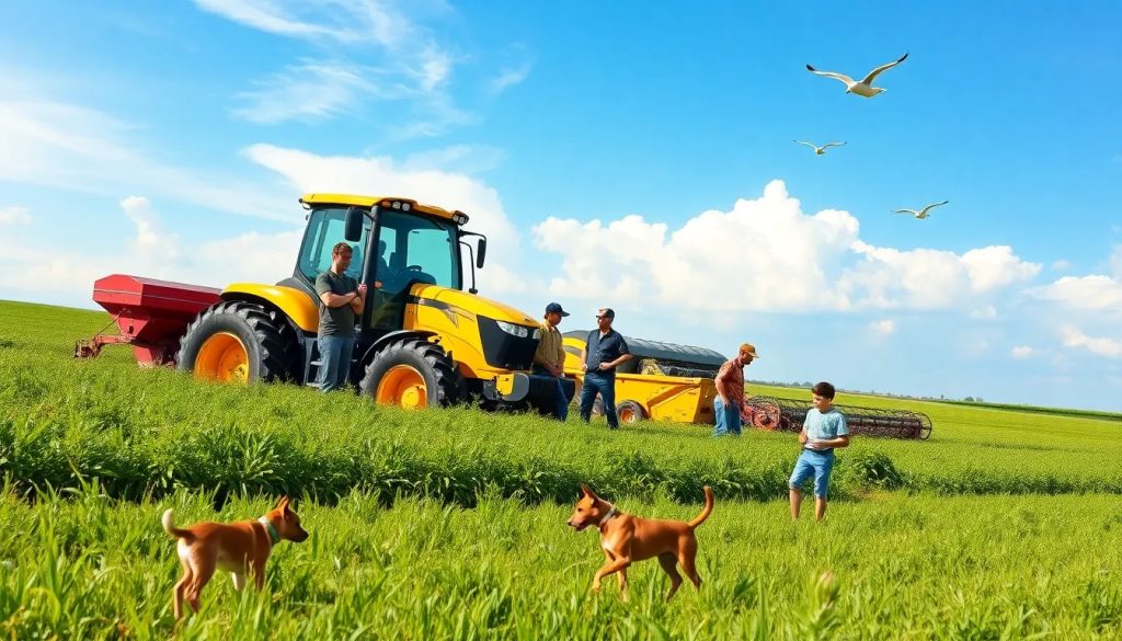 demanda por accidente de tractor por negligencia en el campo por maquinaria