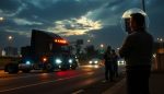 demanda por accidente de tractor trailer con lesiones en el cuello y cabeza