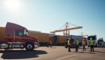 demanda por accidente de tractor trailer por negligencia en la terminal de carga