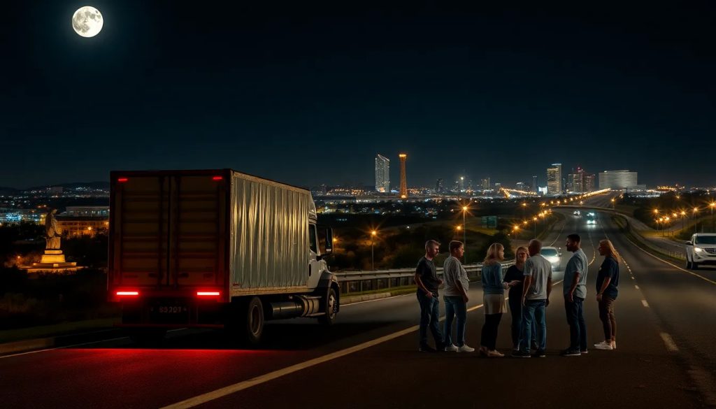 demanda por accidente de trailer debido a iluminacion defectuosa en