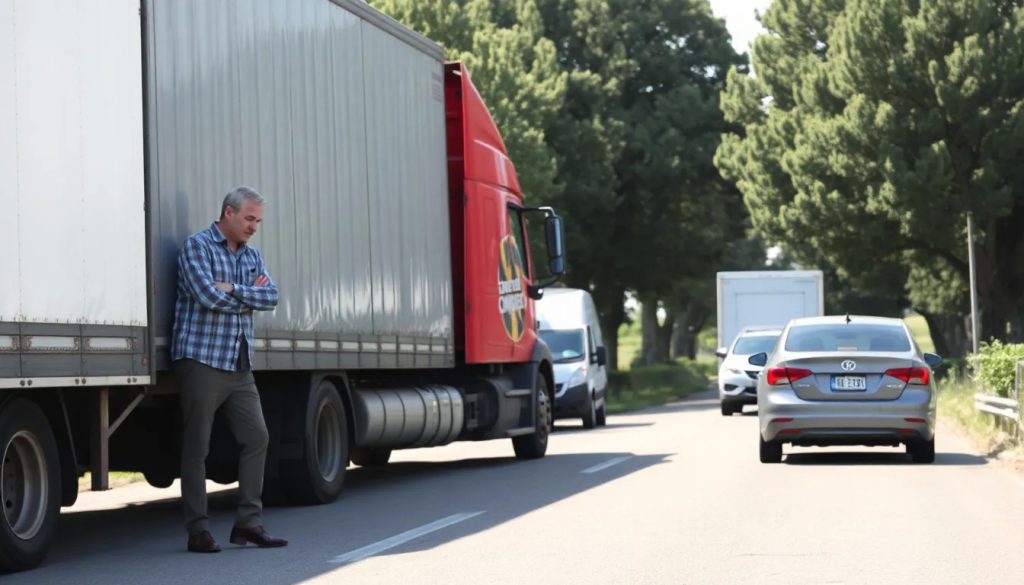 demanda por accidente de trailer por conduccion con vision obstruida