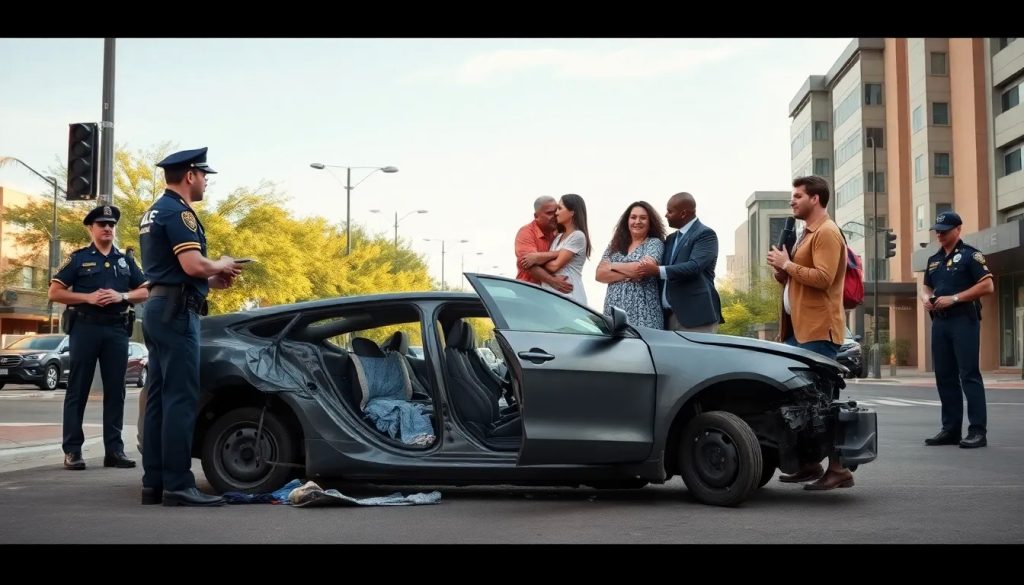 reclamo de seguro por accidente de auto en phoenix con danos mayores